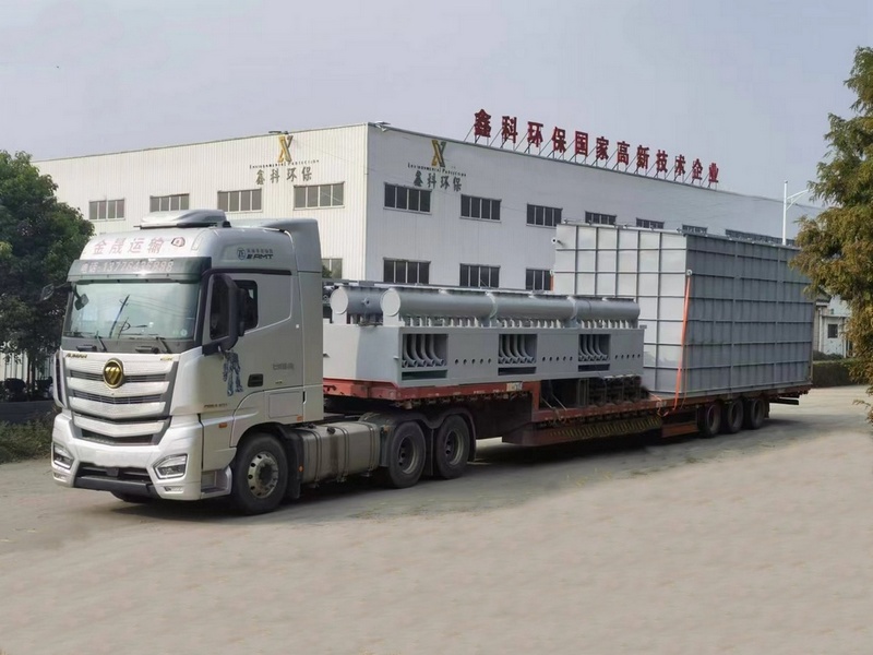 喜訊：12萬(wàn)風(fēng)量布袋除塵廢氣處置設(shè)備裝車(chē)發(fā)貨！